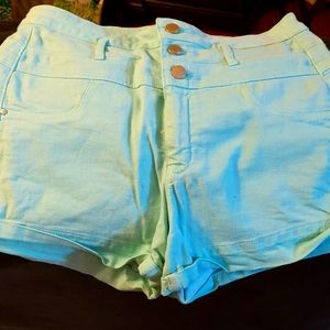 High waisted shorts